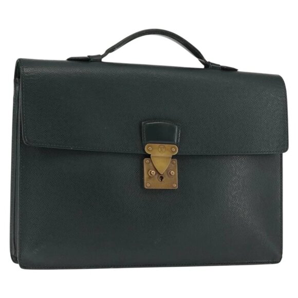 LOUIS VUITTON Taiga ServietteKourad Business Bag Epicea